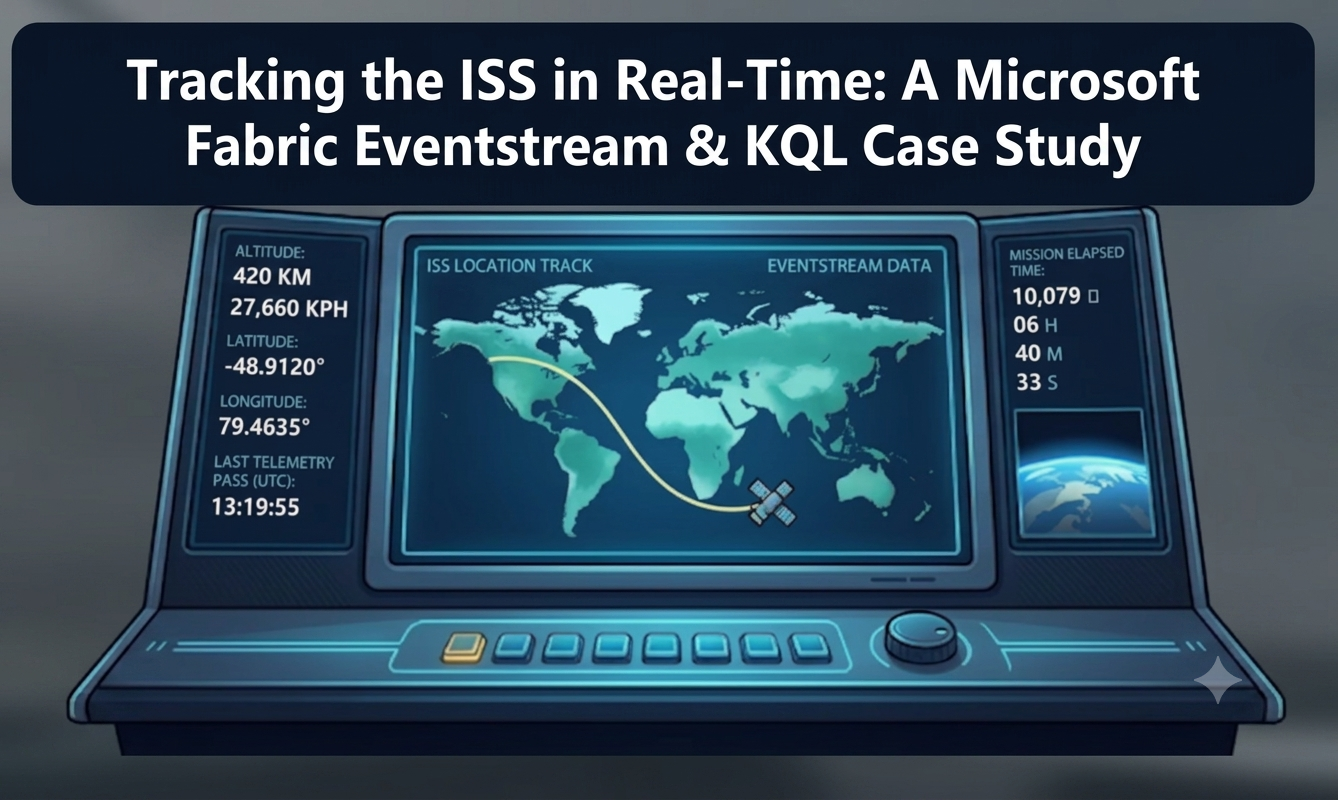 Real-Time ISS Tracker: Fabric Eventstream & KQL Case Study