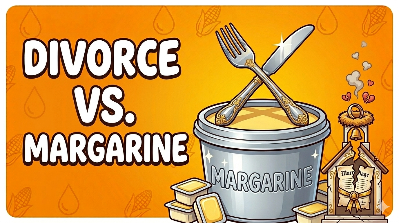 Divorce Rate vs. Margarine Consumption