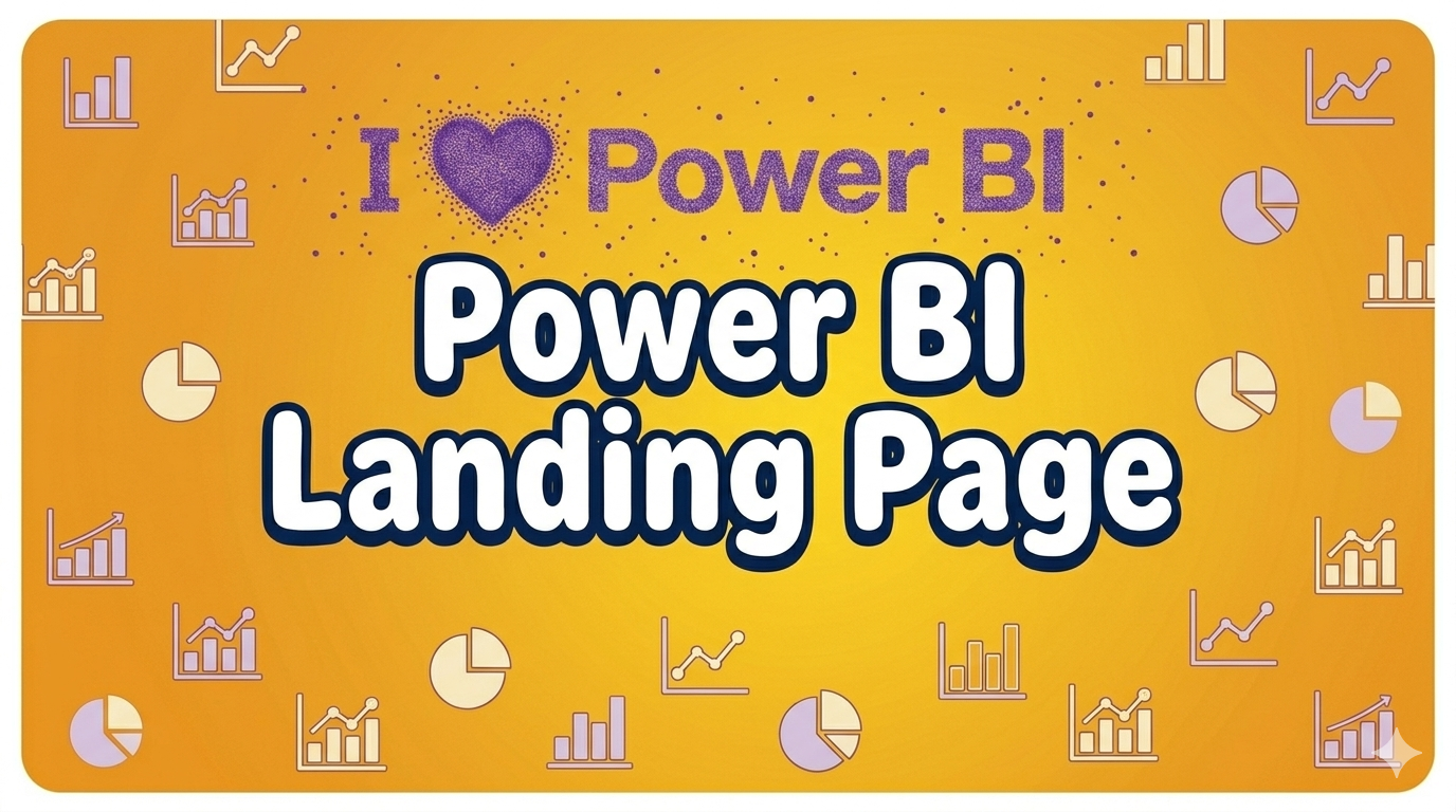 Power BI Landing Page - 3D Particle Animation
